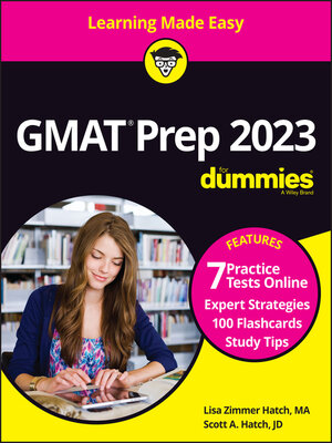 cover image of GMAT Prep 2023 For Dummies with Online Practice